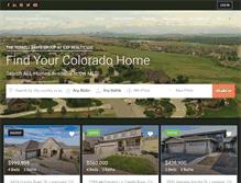 Tablet Screenshot of findhomesinnortherncolorado.com